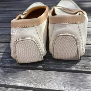Cole Haan Nike Air Penny Loafers White Pebbled Leather Mens 9 Cole Haan | Shoes | Cole Haan Casual Nike Air White Driving  main image 2
